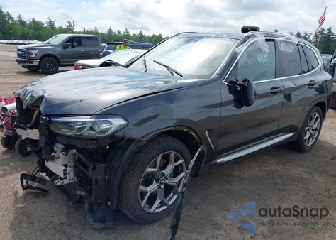 2022 BMW X3 xDrive30I from USA, damaged, VIN WBX57DP08NN175947